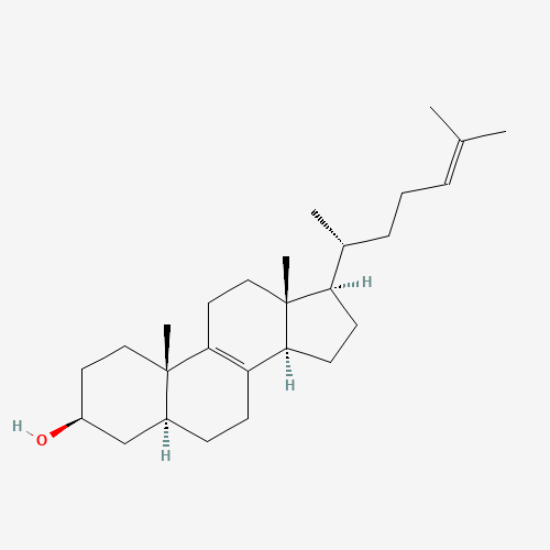 (3S,5S,10S,13R,14R,17R)-10,13-dimethyl-17-[(2R)-6-methylhept-5-en-2-yl]-2,3,4,5,6,7,11,12,14,15,16,17-dodecahydro-1H-cyclopenta[a]phenanthren-3-ol (CAS: 128-33-6) - Related Chemical Product