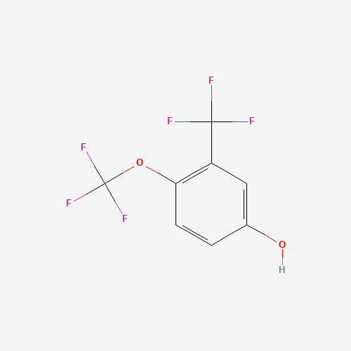 Phenol, 4-(trifluoromethoxy)-3-(trifluoromethyl)- (CAS: 120355-08-0) - Related Chemical Product