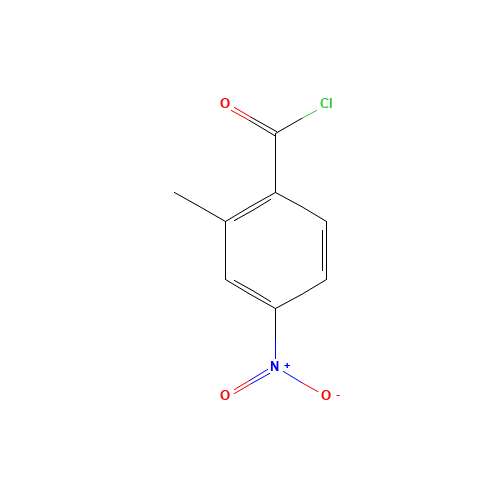 2-methyl-4-nitrobenzoyl chloride (CAS: 30459-70-2) - Chemical Structure and Molecular Formula 