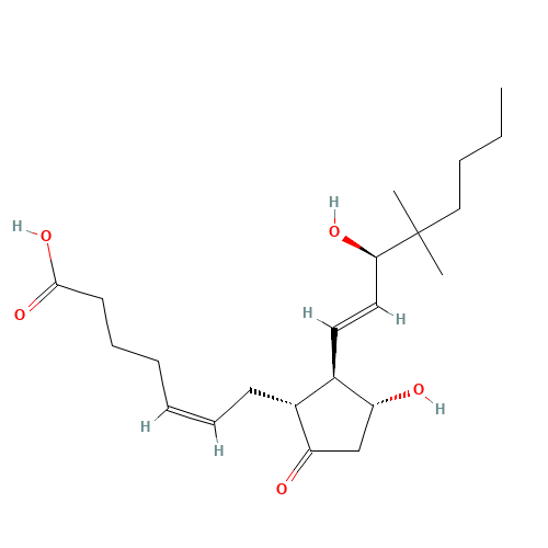 (Z)-7-[(1R,2R,3R)-3-hydroxy-2-[(E,3R)-3-hydroxy-4,4-dimethyloct-1-enyl]-5-oxocyclopentyl]hept-5-enoic acid (CAS: 39746-25-3) - Related Chemical Product