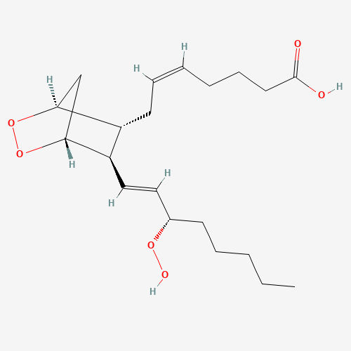 (Z)-7-[(1S,4R,5R,6R)-5-[(E,3S)-3-hydroperoxyoct-1-enyl]-2,3-dioxabicyclo[2.2.1]heptan-6-yl]hept-5-enoic acid (CAS: 51982-36-6) - Related Chemical Product