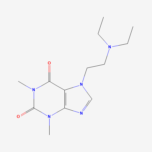 7-[2-(diethylamino)ethyl]-1,3-dimethylpurine-2,6-dione (CAS: 314-35-2) - Related Chemical Product