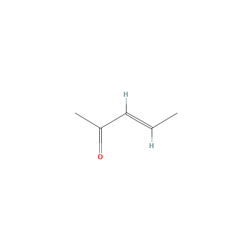 (E)-pent-3-en-2-one (CAS: 3102-33-8) - Chemical Structure and Molecular Formula 