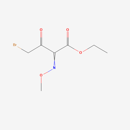 ethyl 4-bromo-2-methoxyimino-3-oxobutanoate (CAS: 60845-87-6) - Related Chemical Product