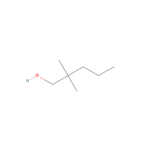 2,2-dimethylpentan-1-ol (CAS: 2370-12-9) - Chemical Structure and Molecular Formula 