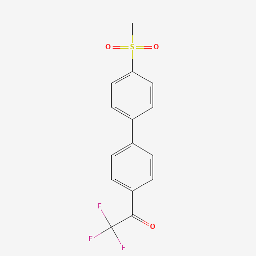 2,2,2-trifluoro-1-[4-(4-methylsulfonylphenyl)phenyl]ethanone (CAS: 893407-18-6) - Related Chemical Product