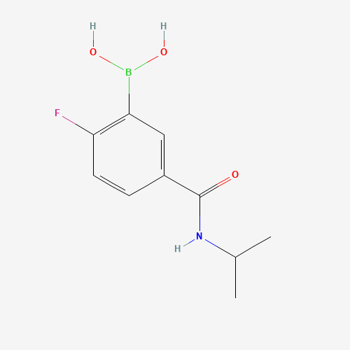 [2-fluoro-5-(propan-2-ylcarbamoyl)phenyl]boronic acid (CAS: 874289-49-3) - Related Chemical Product