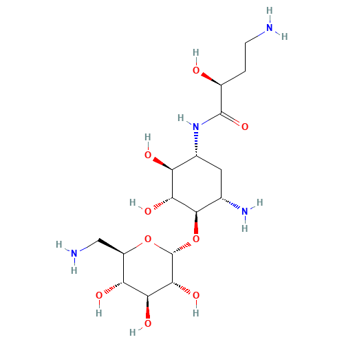4-O-(6-amino-6-deoxy-α-D-glucopyranosyl)-N1-[(2S)-4-amino-2-hydroxy-1-oxobutyl]-2-deoxy-D-Streptamine (CAS: 1793053-90-3) - Related Chemical Product