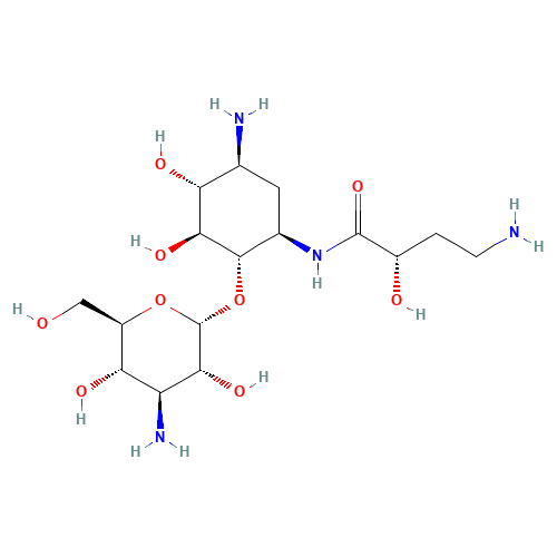 6-O-(3-amino-3-deoxy-α-D-glucopyranosyl)-N1-[(2S)-4-amino-2-hydroxy-1-oxobutyl]-2-deoxy-D-Streptamine (CAS: 1793053-92-5) - Related Chemical Product