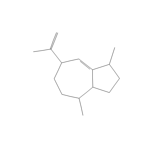 (1R,3aR,4R,7R)-1,4-dimethyl-7-prop-1-en-2-yl-1,2,3,3a,4,5,6,7-octahydroazulene (CAS: 22567-17-5) - Related Chemical Product