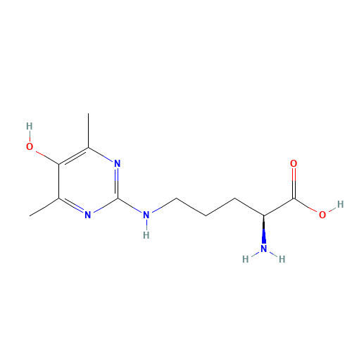 (2S)-2-amino-5-[(5-hydroxy-4,6-dimethylpyrimidin-2-yl)amino]pentanoic acid (CAS: 195143-52-3) - Related Chemical Product