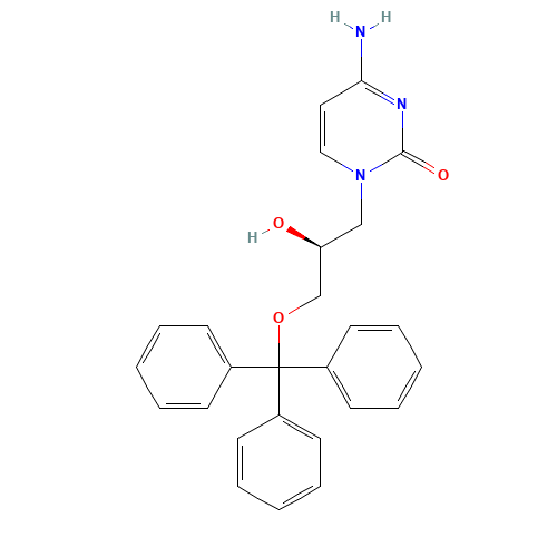 4-amino-1-[(2S)-2-hydroxy-3-trityloxypropyl]pyrimidin-2-one (CAS: 132336-30-2) - Related Chemical Product