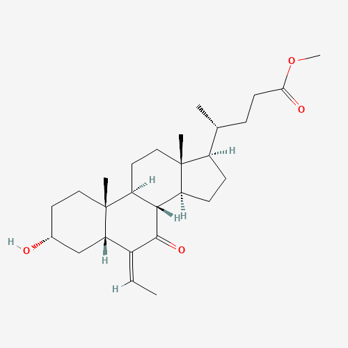 (EZ)-3-hydroxy-6-ethylidene-7-keto-5-cholan-24-oic acid methyl ester (CAS: 863239-59-2) - Related Chemical Product