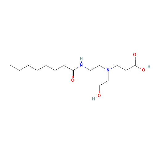 3-[2-hydroxyethyl-[2-(octanoylamino)ethyl]amino]propanoic acid (CAS: 64265-45-8) - Related Chemical Product