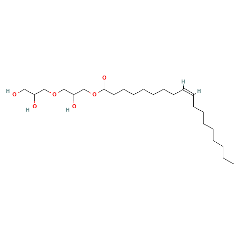 [3-(3,3-dihydroxypropoxy)-1-hydroxypropyl] (Z)-octadec-9-enoate (CAS: 49553-76-6) - Related Chemical Product