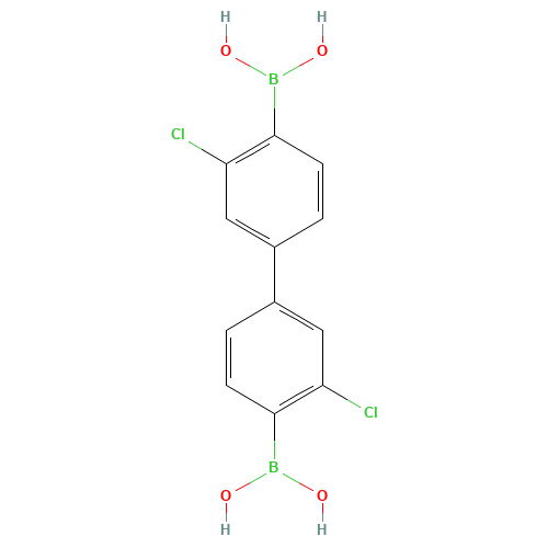 B,B`-(3,3`-dichloro[1,1`-biphenyl]-4,4`-diyl)bis (CAS: 1250864-03-9) - Related Chemical Product