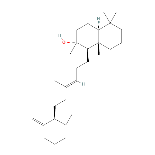 1-(6-(2,2-dimethyl-6-methylenecyclohexyl)-4-methylhex-3-enyl)decahydro-2,5,5,8a-tetramethyl-2-naphthol (CAS: 473-03-0) - Related Chemical Product