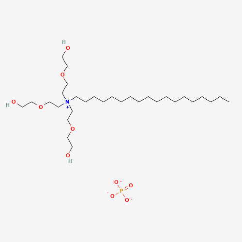 tris[2-(2-hydroxyethoxy)ethyl]-octadecylazanium;phosphate (CAS: 58069-11-7) - Related Chemical Product