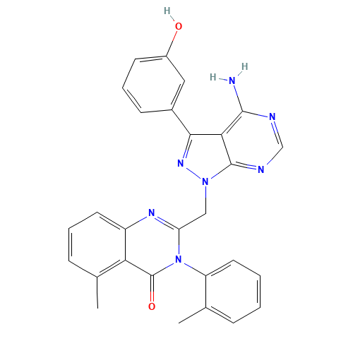 2-[[4-amino-3-(3-hydroxyphenyl)pyrazolo[3,4-d]pyrimidin-1-yl]methyl]-5-methyl-3-(2-methylphenyl)quinazolin-4-one (CAS: 900185-02-6) - Related Chemical Product
