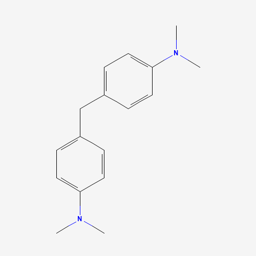 4-[[4-(dimethylamino)phenyl]methyl]-N,N-dimethylaniline (CAS: 30135-64-9) - Chemical Structure and Molecular Formula 