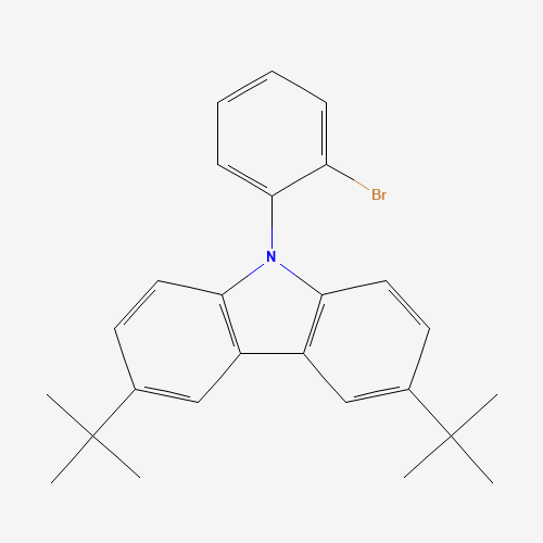 9-(2-bromophenyl)-3,6-di-tert-butyl-9H-carbazole (CAS: 1399743-51-1) - Related Chemical Product