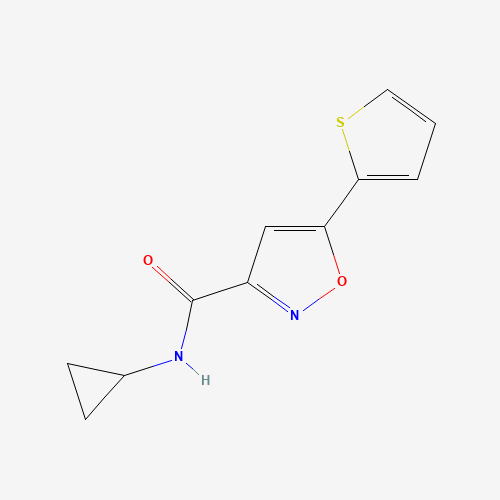 N-cyclopropyl-5-thiophen-2-yl-1,2-oxazole-3-carboxamide (CAS: 832115-62-5) - Related Chemical Product