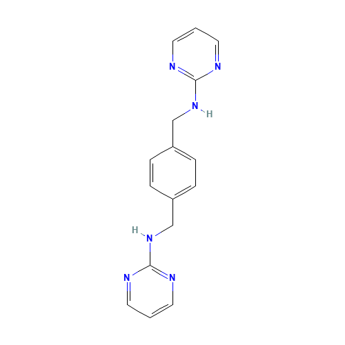 N-[[4-[(pyrimidin-2-ylamino)methyl]phenyl]methyl]pyrimidin-2-amine (CAS: 897657-95-3) - Related Chemical Product