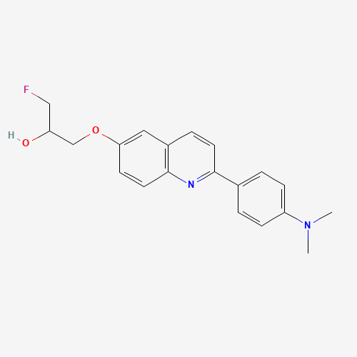 1-((2-(4-(dimethylamino)phenyl)quinolin-6-yl)oxy)-3-fluoropropan-2-ol (CAS: 1374107-46-6) - Related Chemical Product