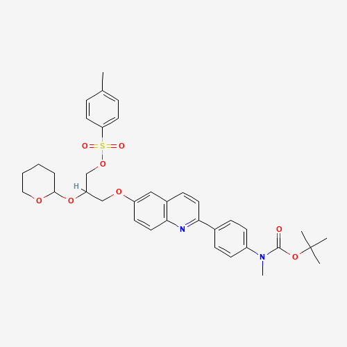 (4-phenylmethoxyphenyl) 4-ethoxybenzenesulfonate (CAS: 1707147-16-7) - Chemical Structure and Molecular Formula 