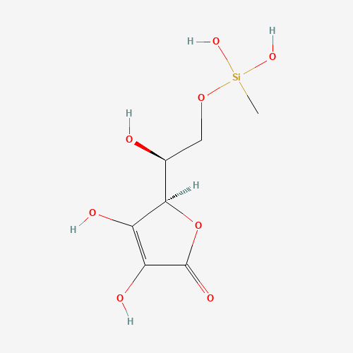 (2R)-2-[(1S)-2-[dihydroxy(methyl)silyl]oxy-1-hydroxyethyl]-3,4-dihydroxy-2H-furan-5-one (CAS: 187991-39-5) - Related Chemical Product