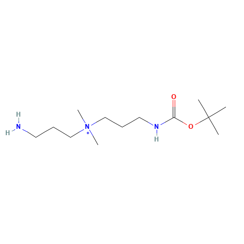 3-amino-N-[3-[[(1,1-dimethylethoxy)carbonyl]amino]propyl]-N,N-dimethyl-1-Propanaminium (CAS: 216659-48-2) - Related Chemical Product