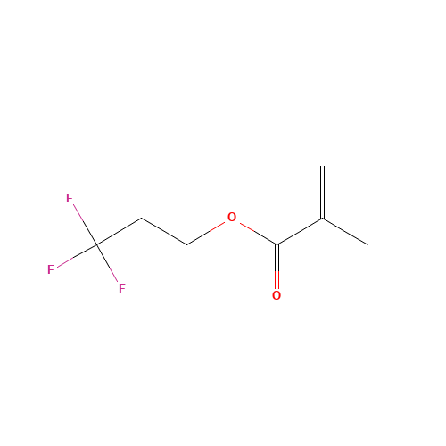 3,3,3-trifluoropropyl 2-methylprop-2-enoate (CAS: 65530-66-7) - Chemical Structure and Molecular Formula 