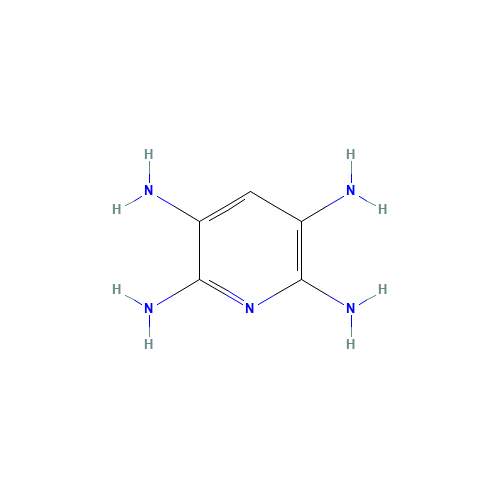 pyridine-2,3,5,6-tetramine (CAS: 38926-45-3) - Chemical Structure and Molecular Formula 