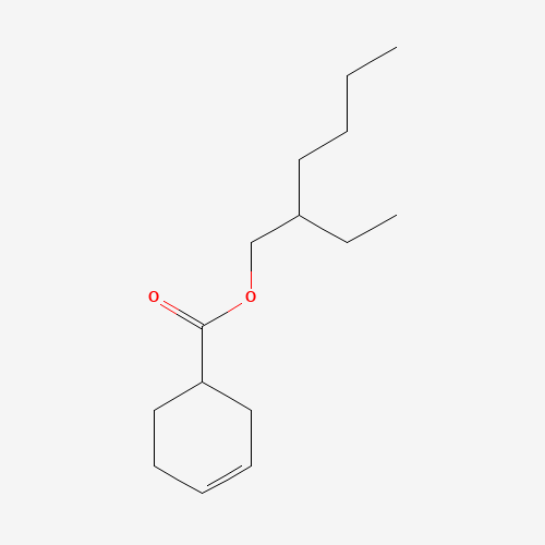 2-ethylhexyl cyclohex-3-ene-1-carboxylate (CAS: 63302-64-7) - Chemical Structure and Molecular Formula 