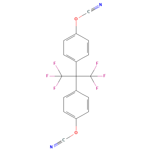 [4-[2-(4-cyanatophenyl)-1,1,1,3,3,3-hexafluoropropan-2-yl]phenyl] cyanate (CAS: 32728-27-1) - Related Chemical Product