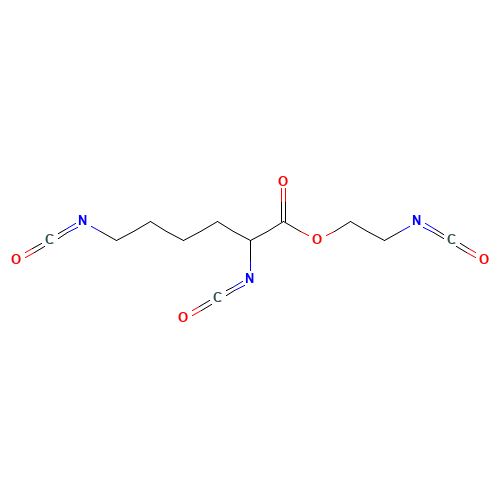 2-isocyanatoethyl 2,6-diisocyanatohexanoate (CAS: 69878-18-8) - Related Chemical Product