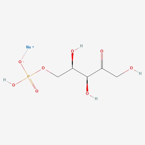 D-XYLULOSE 5-PHOSPHATE SODIUM SALT (CAS: 105931-44-0) - Chemical Structure and Molecular Formula 