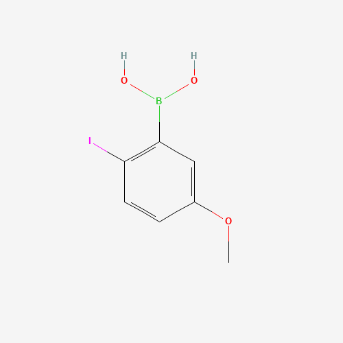(2-Iodo-5-methoxyphenyl)boronic acid (CAS: 89694-50-8) - Related Chemical Product
