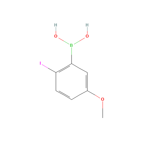 (2-Iodo-5-methoxyphenyl)boronic acid (CAS: 89694-50-8) - Related Chemical Product