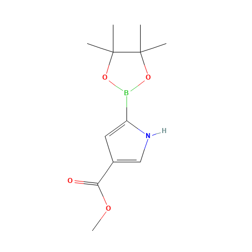 methyl 5-(4,4,5,5-tetramethyl-1,3,2-dioxaborolan-2-yl)-1H-pyrrole-3-carboxylate (CAS: 1268619-58-4) - Related Chemical Product