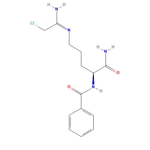 N-[(2S)-1-amino-5-[(1-amino-2-chloroethylidene)amino]-1-oxopentan-2-yl]benzamide (CAS: 913723-61-2) - Related Chemical Product