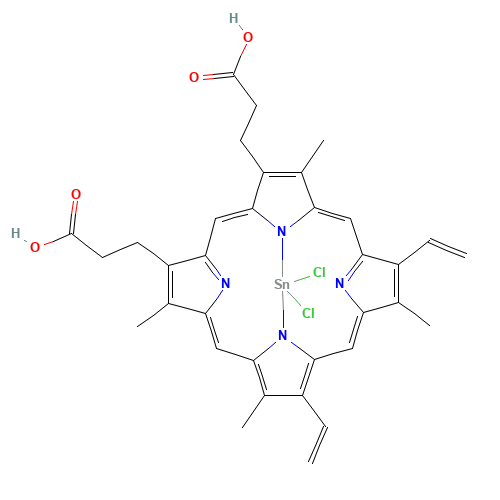 TIN PROTOPORPHYRIN IX DICHLORIDE (CAS: 14325-05-4) - Related Chemical Product