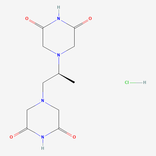 4-[(2S)-2-(3,5-dioxopiperazin-1-yl)propyl]piperazine-2,6-dione;hydrochloride (CAS: 149003-01-0) - Related Chemical Product