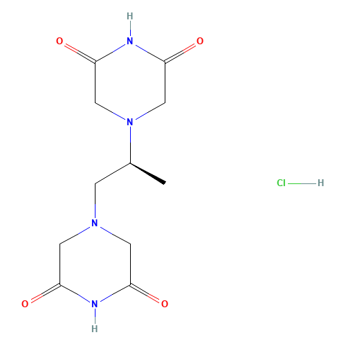 4-[(2S)-2-(3,5-dioxopiperazin-1-yl)propyl]piperazine-2,6-dione;hydrochloride (CAS: 149003-01-0) - Related Chemical Product