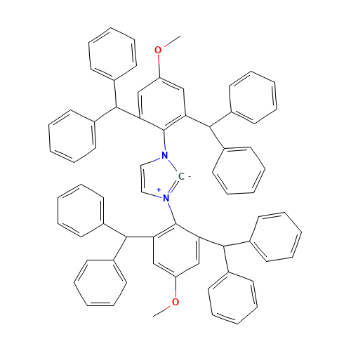 N,N'-Bis(2,6-bis(diphenylmethyl)-4-methoxyphenyl)imidazol-2-ylidene (CAS: 1416368-06-3) - Related Chemical Product