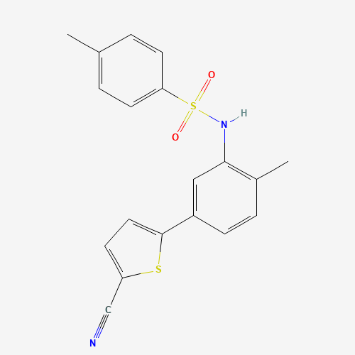 N-[5-(5-cyanothiophen-2-yl)-2-methylphenyl]-4-methylbenzenesulfonamide (CAS: 1233948-35-0) - Related Chemical Product