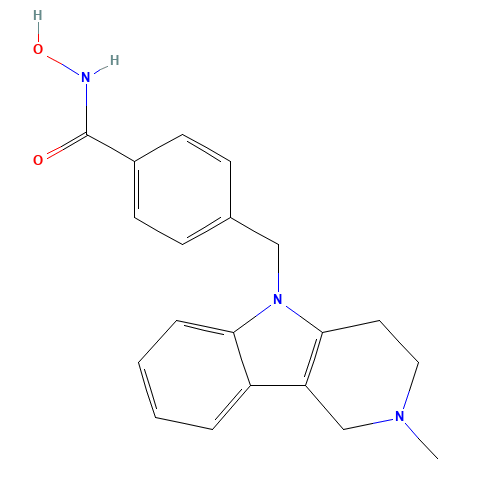 N-hydroxy-4-[(2-methyl-3,4-dihydro-1H-pyrido[4,3-b]indol-5-yl)methyl]benzamide (CAS: 1252003-15-8) - Related Chemical Product