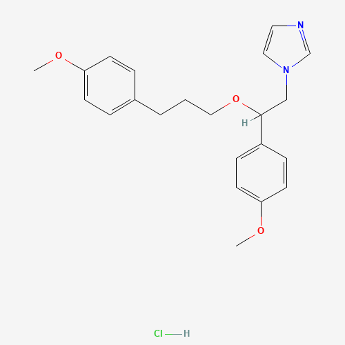 1-[2-(4-methoxyphenyl)-2-[3-(4-methoxyphenyl)propoxy]ethyl]imidazole;hydrochloride (CAS: 130495-35-1) - Related Chemical Product