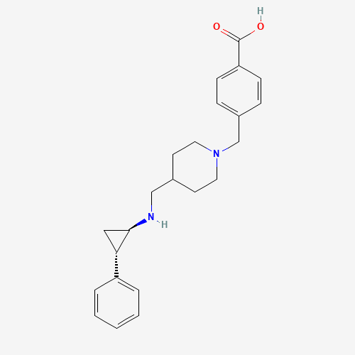 4-[[4-[[[(1R,2S)-2-phenylcyclopropyl]amino]methyl]piperidin-1-yl]methyl]benzoic acid (CAS: 1401966-69-5) - Related Chemical Product