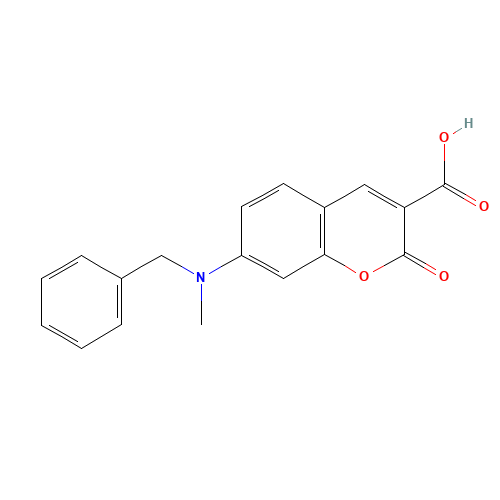 7-[benzyl(methyl)amino]-2-oxochromene-3-carboxylic acid (CAS: 1472624-85-3) - Related Chemical Product